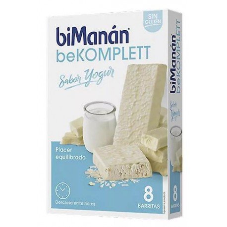 BiManán beKOMPLETT Barritas Sabor Yogur 8 Uds