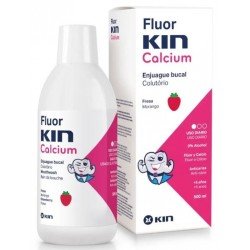 Comprar Kin FluorKin Calcium Enjuague Bucal Sabor Fresa 500 ml