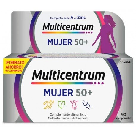 Multicentrum 50+ Mujer 90 Comprimidos