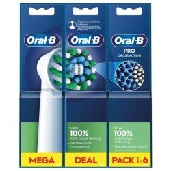 Comprar Oral-B Recambios Cepillo Eléctrico Cross Action Pack 6 uds