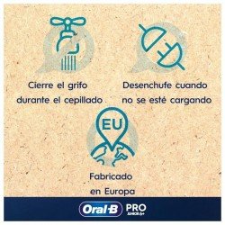 Oral-B Cepillo Eléctrico PRO 1 Junior Morado +6 Años