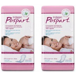 Comprar Indasec Compresas 100% de Algodón Postparto Primeros Días 2x12 uds