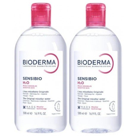 Bioderma Sensibio H2O Agua Micelar 2x500 ml