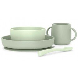 Comprar Suavinex Vajilla de Silicona 4 Piezas Verde