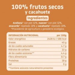 Smileat Mix frutos Secos y Cacahuete ECO 200 gr