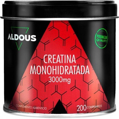 Aldous Creatina Monohidratada 3000mg 200 Comprimidos