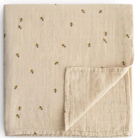 Mushie Muselina Print Bee