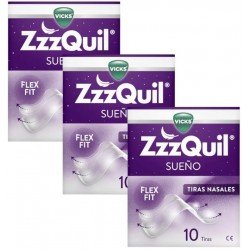 Comprar ZzzQuil Sueño Tiras Nasales Respira y Duerme Mejor 3x10 uds