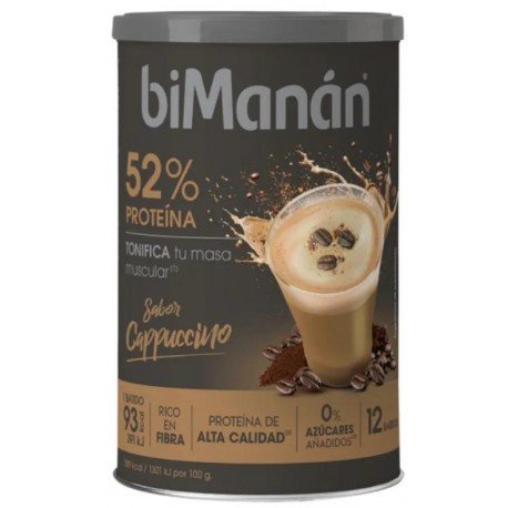 BiManán 52% Proteína Batido Capuccino 360 gr