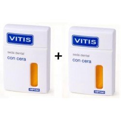 Comprar Vitis Seda Dental con Cera 2x50 metros