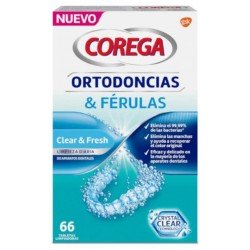 Comprar Corega Ortodoncias & Férulas Tabletas Limpiadoras 66 uds