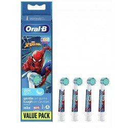 Comprar Oral-B Stages Power Recambios Cepillo Eléctrico Kids Spiderman Pack 4 uds