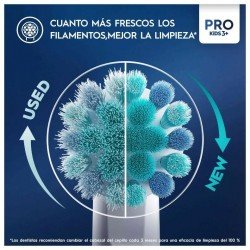 Oral-B Stages Power Recambios Cepillo Eléctrico Kids Spiderman Pack 4 uds