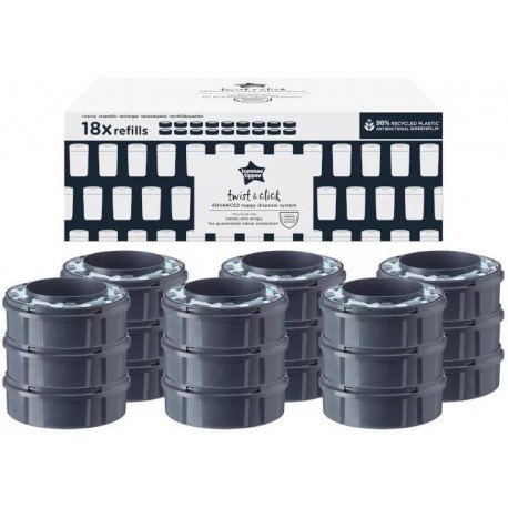 Tommee Tippee Recambios Contenedor Pañales Sangenic Twist&Click 18 Uds