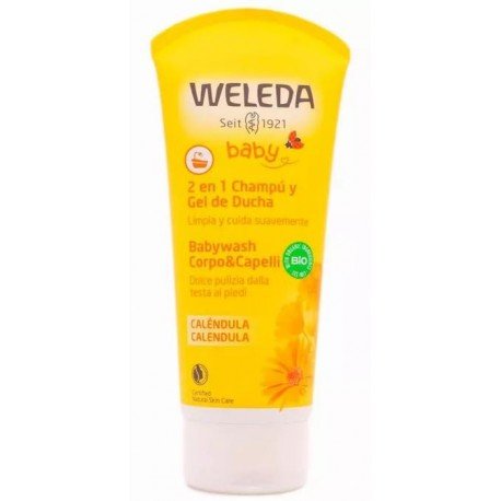 Weleda Baby Champú y Gel de Ducha de Caléndula 200 ml