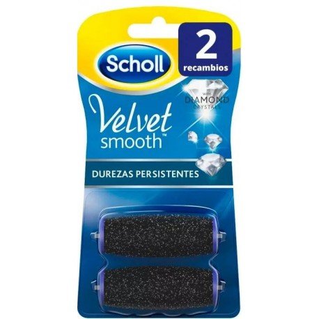 Scholl Velvet Smooth Recambio LimaPies con Durezas Persistentes 2 uds