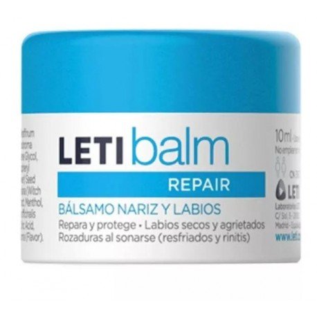 Leti Letibalm Nariz Labios Bálsamo Tarro 10 ml