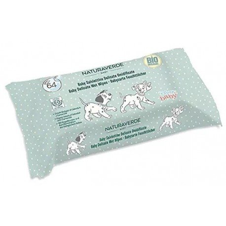 Naturaverde Toallitas Bebé Caléndula BIO 64 Uds