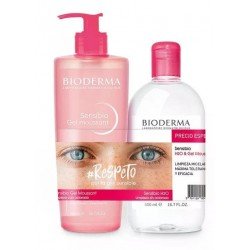 Comprar Bioderma Sensibio Agua Micelar 500ml + Gel Moussant 500ml