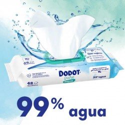 Dodot Toallitas Pure Aqua 0% Plástico 6x48 uds