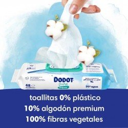 Dodot Toallitas Pure Aqua 0% Plástico 6x48 uds