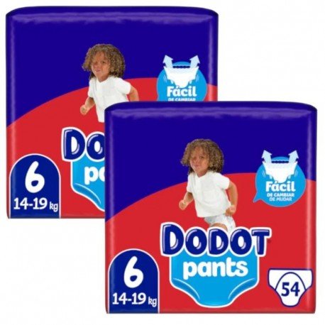 Dodot Pants Pañales Braguita T6 (14-19 Kg) 2x54 uds