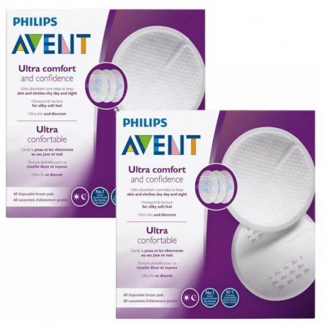 Philips Avent Discos Absorbentes Ultra Confort 2x60 uds