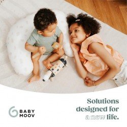 Babymoov B Love Cojín de Lactancia y Maternidad 2 en 1 Petals Blanco