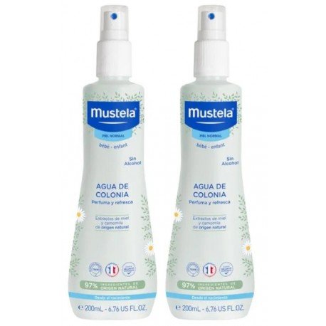 Mustela Agua Colonia Sin Alcohol 2x200 ml