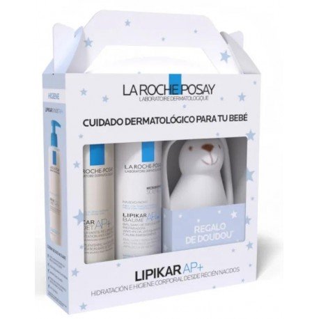 La Roche Posay Lipikar AP+ Crema Ducha 400 ml + Bálsamo 400 ml + Doudou