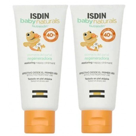Isdin Baby Naturals Nutraisdin Pomada Pañal ZN40 2x100 ml