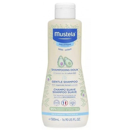 Mustela Champú Suave con Aguacate Bio 500 ml