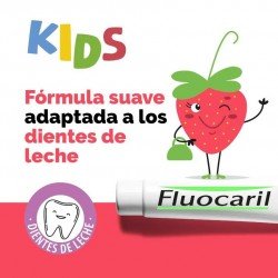 Fluocaril Kids Gel Dentífrico 0-6 Años Fresa 75 ml