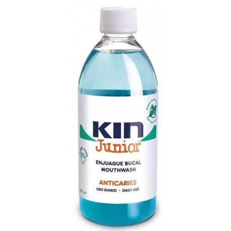 Kin Enjuague Bucal Junior Menta Suave 500 ml