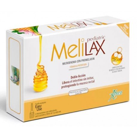 Aboca Melilax Pediatric Estreñimiento 6 Microenemas