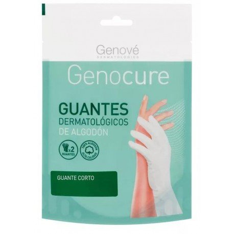 Genove Guantes Dermat Algodón Talla Pequeña