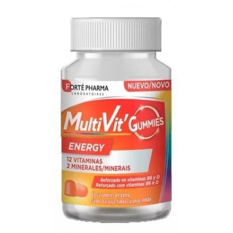 Forté Pharma Multivit Gummies Energy 60 Caramelos
