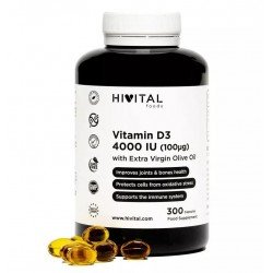 Comprar Hivital Vitamina D3 4000 UI 300 Perlas