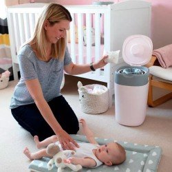 Tommee Tippee Sangenic Twist&Click Contenedor Pañales Rosa