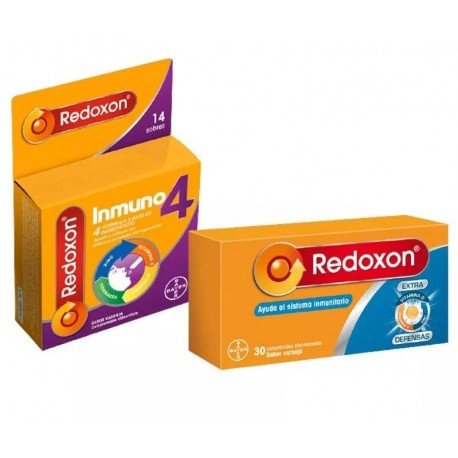 Redoxon Extra Defensas + Inmuno 4 Vitaminas y Defensas 30 Comprimidos FORMATO AHORRO