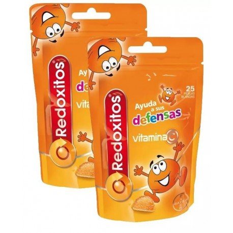 Redoxon Redoxitos Vitaminas y Defensas 2x25 Perlas FORMATO AHORRO