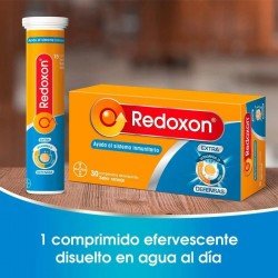 Redoxon Extra Defensas Vitamina D, C y Zinc 2x30 Comprimidos Efervescentes Naranja