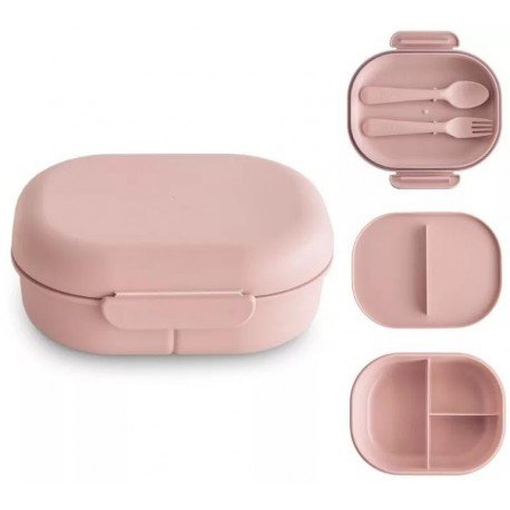 Mushie Fiambrera Solid Blush