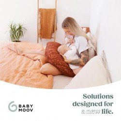Babymoov B Love Cojín de Lactancia y Maternidad 2 en 1 Vegetal Terracotta