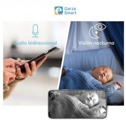 Garza Kids Cámara de Seguridad Vigila Bebés Lola 1080p HD