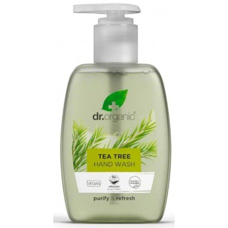 Dr. Organic Jabón de Manos Árbol de Té 250 ml