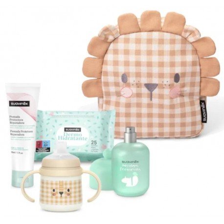 Suavinex Mochila Guardería para Bebés León Beige 4 Productos