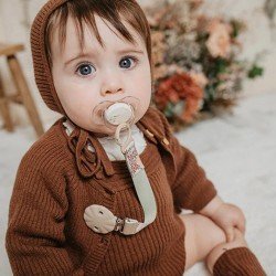 Suavinex Poetry Chupetero de Tela Beige +0m