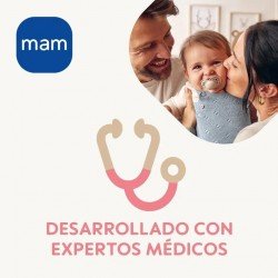 MAM Set de Cucharas Puntas Sensibles al Calor con Tapa Protectora Neutro