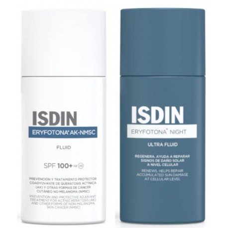 Isdin Eryfotona AK-NMSC Fluido Solar SPF 100+ 50 ml + Eryfotona Night 50 ml